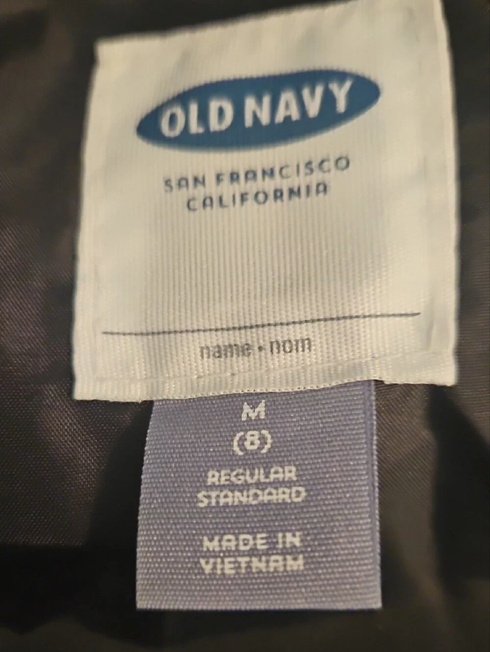 Old Navy sleeveless quilted